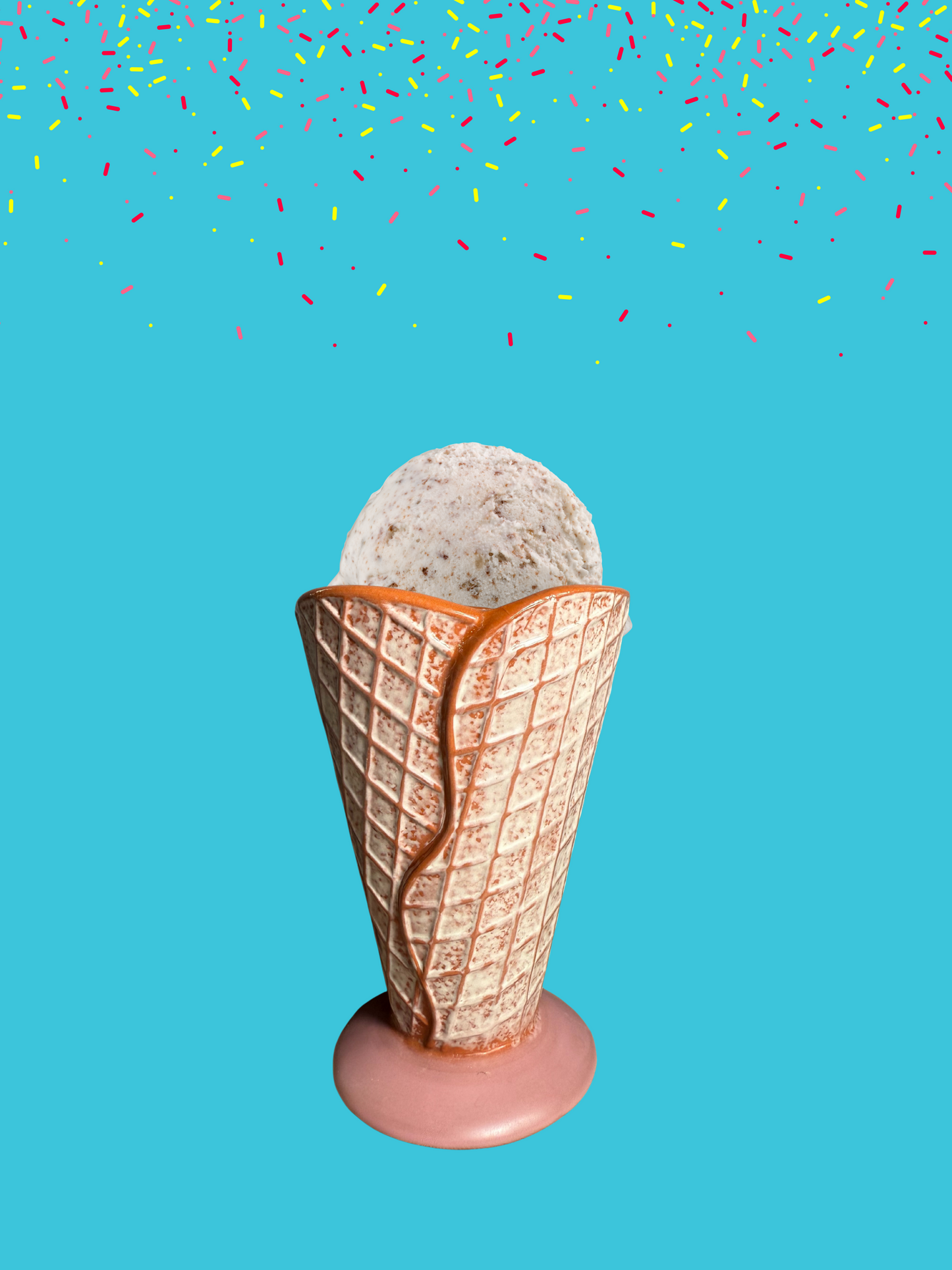Colorful Ice Cream Cone Cups (Set of 4)