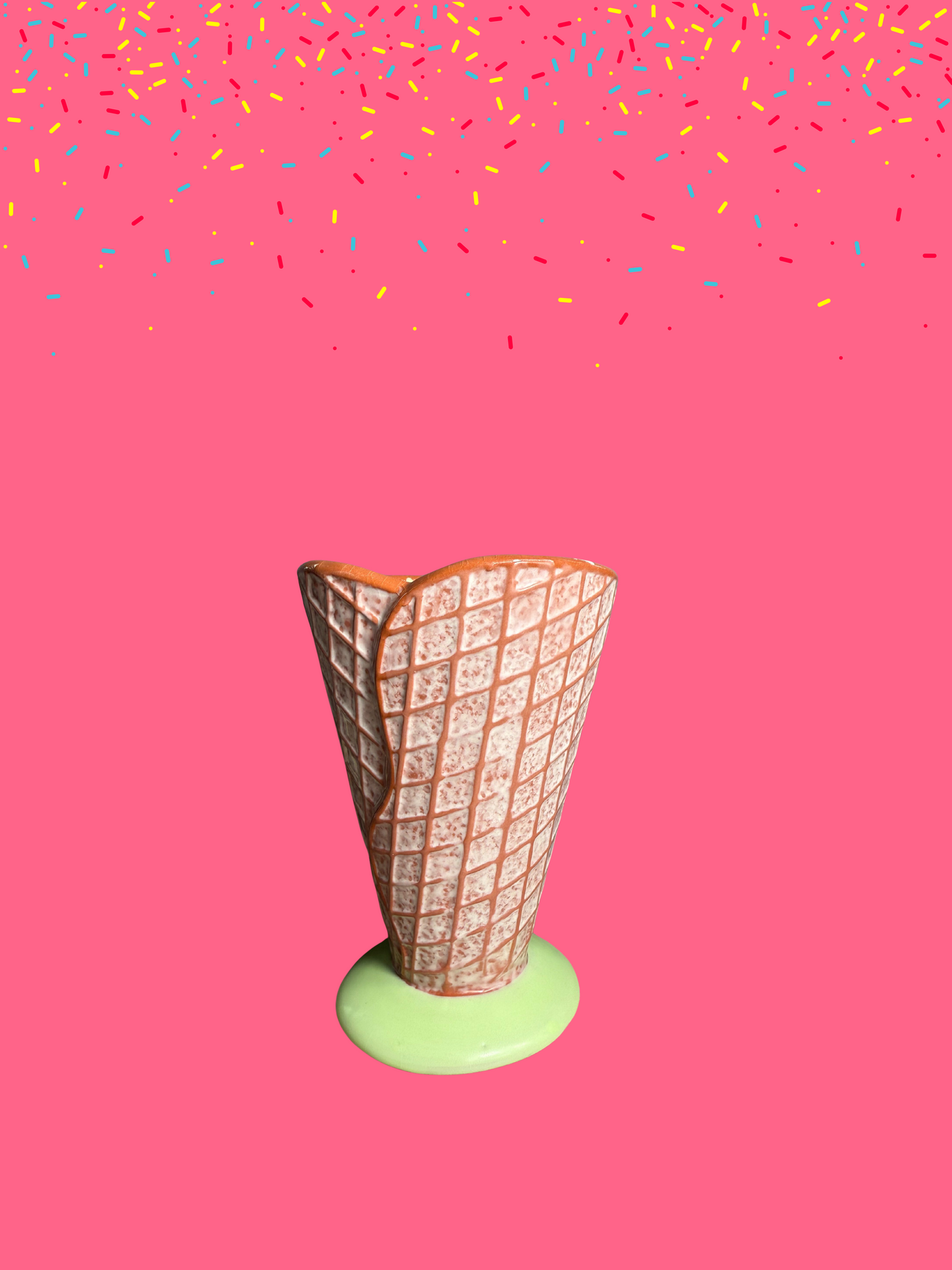 Colorful Ice Cream Cone Cups (Set of 4)